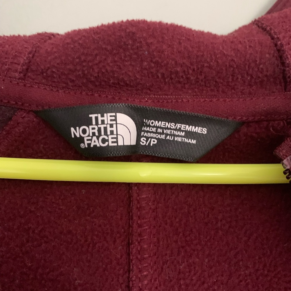 The North Face long-line zippered hoodie